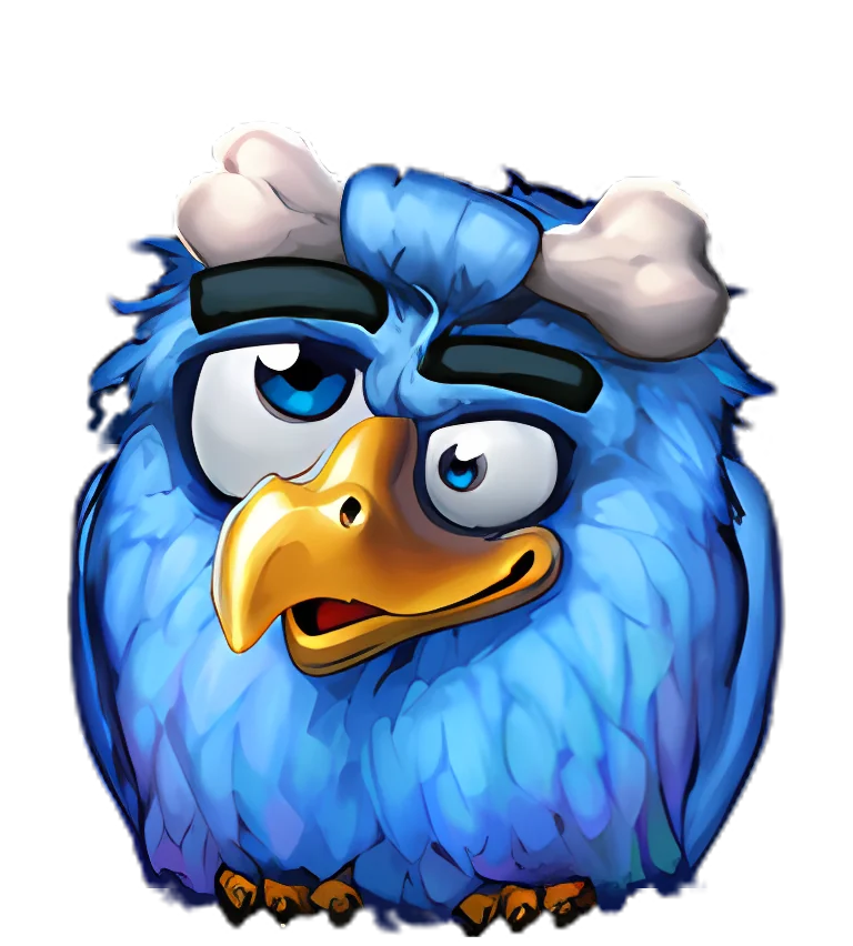 Pirots 2 blauwe vogel