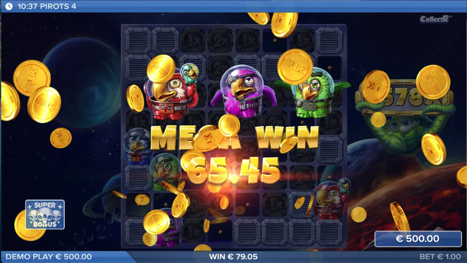 Pirots 4 Lost in Space Mega Win